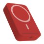 MS MOBILE Power Bank MagSafe 15W 10000 mAh crveni - slika 1