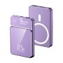 MS MOBILE Power Bank MagSafe M50 15W PD 20W+22.5W Fast 5000mAh ljubičasti - slika 1