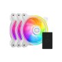 COOLER MASTER Master Fan MF120 HALO2 3in1 White edition 120mm ventilator beli MFL-B2DW-213P2-R2 - slika 1
