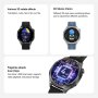 MS MOBILE DT5 Smart Watch sivi (plava silikonska i braon kožna narukvica) - slika 5