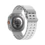 MS MOBILE DT WATCH ULTRA Smart Watch srebrni (bela silikonska narukvica) - slika 3