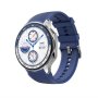 MS MOBILE DT Watch X Smart Watch plavi (plava silikonska i crna kožna narukvica) - slika 1