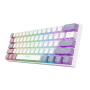 TRUST Tastatura GXT873 ACIRA 3 mode bežicna/mehanicka/US/bela - slika 1