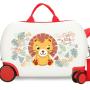 ROLL ROAD HAPPY PETS dečiji kofer na točkićima bela/crvena - slika 1