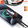 MOXOM MX-VC44 USB-A 18W+Type-C PD30W Auto punjač bez kabla crni - slika 3