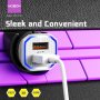 MOXOM MX-VC31 3A Micro Auto punjač beli - slika 4