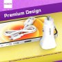 MOXOM MX-VC31 3A Lightning Auto punjač beli - slika 5