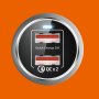 MOXOM KC-13 2xUSB QC3.0 36W Lightning Auto punjač sivi - slika 5