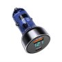 MOXOM MX-VC29 USB-A+PD 60W Auto punjač crni - slika 1