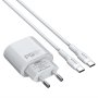 MOXOM MX-HC151 20W Type-C na Type-C punjač beli - slika 1