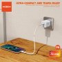 MOXOM MX-HC164 PD 20W Type-C na Type-C punjač beli - slika 4