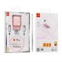 MOXOM MX-HC206 18W Fast PD 20W Type C na lightning punjač pink - slika 2