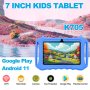 Wintouch K705 7'' tablet za decu crni / plava futrola - slika 4