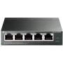 TP LINK LAN Switch TL-SG105PE 5port 10/100/1000Mbps/4PoE/Metal - slika 1