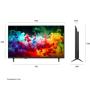 LG 43QNED70B3C/QNED-Mini LED/43''/4K Ultra HD/smart/webOS 26/crna - slika 1