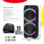 MS MOBILE Zvučnik bluetooth NDR-1306 (DSP) 60W 2*6,5 inča sa dva mikrofona crni - slika 5