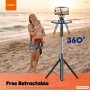 MOXOM Selfie drzac MX-SS18 sa rotacijom 360 stepeni crni - slika 2