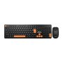 JEDEL Combo Set bezicni WS750 crno-narandzasta - slika 1