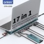 MS MOBILE Dock stanica multifunkcionalna USB Type-C 17u1 sa prikljuckom M.2 SSD (OTN-9399) Onten - slika 3
