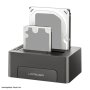 LC POWER LC-DOCK-C-V2 USB3.1 Gen.1x1 2.5/3.5'' HDD/SSD Black docking - slika 5