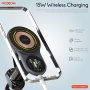 MOXOM MX-VS828 Wireless 15W Držač za mobilni telefon crni - slika 3