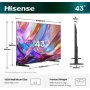 Hisense 43E7S Hi-QLED 4K Smart TV - slika 2