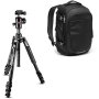 MANFROTTO Tripod SET MKBFRLA4BK-BDL Befree adv alu with adv Backpack - slika 1