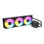 RAIDMAX LM360 ARGB ANIMATION DISPLAY crno vodeno hlađenje LM360BK - slika 1