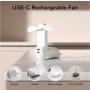 JisuLife FHL08POWH Life8 Plus White Ručni ventilator - slika 2