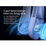 JisuLife FNL04ROBU Life4 Light Blue Ventilator za vrat - slika 5