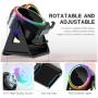 JWD Bluetooth zvucnik crni RGB - slika 2