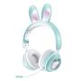 3G Bluetooth slusalice Bunny mint - slika 1