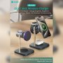 3G Coteci Wireless punjac BS-025 3u1 za mobilni telefon/slusalice/pametni sat crni - slika 2