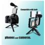 3G Mini tripod AY-49X-2 sa LED svetlima i mikrofonom crni - slika 5
