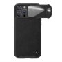 Nillkin Cam Shield Leather S Futrola za iPhone 14 Pro (6.1) crna - slika 1