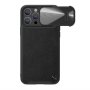 Nillkin Cam Shield Leather S Futrola za iPhone 14 Pro Max (6.7) crna - slika 1