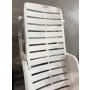Ipae-progarden 47632 Baštenska ležaljka plastična Letino Fisso bela OUTLET - slika 2