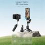 3G Tripod stabilizator Q19 smart AI sa selfie stickom i LED svetlom crni - slika 2