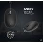 VolkanoX Miš Wireless Asher VKX-203-GT Graphite gejmerski - slika 5
