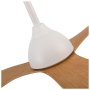 EUROLAMP Plafonski ventilator sa daljinskim upravljačem, 132 cm, 30W, svetla boja drveta - slika 2