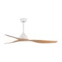 EUROLAMP Plafonski ventilator sa daljinskim upravljačem, 132 cm, 30W, svetla boja drveta - slika 1