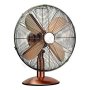 EUROLAMP Stoni ventilator, 30 cm, 50W, bakarni - slika 2
