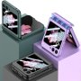 MS MOBILE SMOOTH LINE Futrola za Samsung F741B/F761B Galaxy Z Flip 6 5G/Z Flip 7 FE 5G tamno zelena (GKK case) - slika 3