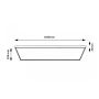 BBLINK LED panel 48W, promenljiva boja svetla, 300x1200 - slika 4