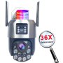 GEMBIRD CAM-IP6MP-EP5-36X *ZOOM GMB kamera 6mpix microSD iCSee xmeye pro app Two-way PTZ ip66,2x3.6mm - slika 2