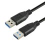 MS Kabl USB-A na USB-A, 3.0, 5m (1424176) - slika 1