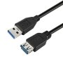 MS Kabl USB-A na USB-A, 3.0, 2m (1424178) - slika 1