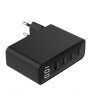 GEMBIRD TA-UC-PDQC100LCD-01-BK 4-port 100W GaN USB fast charger, LCD, black - slika 5