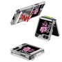MS MOBILE CLEAR STRAP Futrola za Samsung F741B/F761B Galaxy Z Flip 6 5G/Z Flip 7 FE 5G bela (GKK case) - slika 2