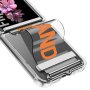MS MOBILE CLEAR STRAP Futrola za Samsung F741B/F761B Galaxy Z Flip 6 5G/Z Flip 7 FE 5G bela (GKK case) - slika 3